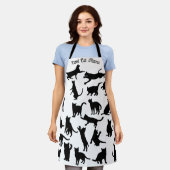 Speelbare katten, Kat mama, speciaal gepersonalise Schort (Gedragen)