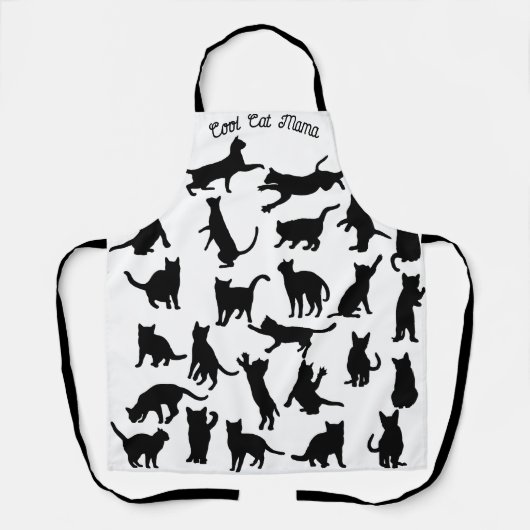 Speelbare katten, Kat mama, speciaal gepersonalise Schort (Voorkant)