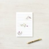 Speelbare katten post-it® notes (Op bureau)