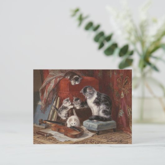 Speelbare katten - Ronner Briefkaart (Staand voorkant)