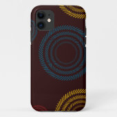Speelbare, kleurrijke, trendy, koele gestreepte ci Case-Mate iPhone case (Achterkant)