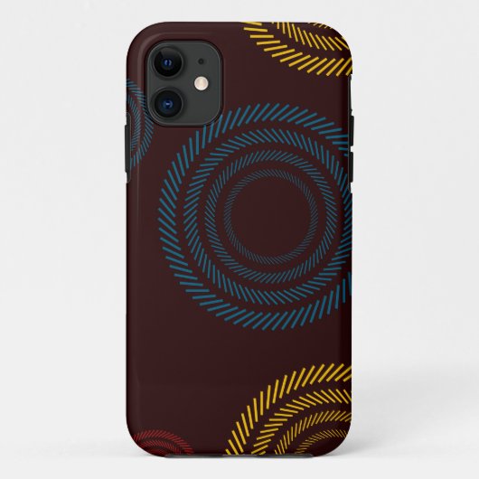 Speelbare, kleurrijke, trendy, koele gestreepte ci Case-Mate iPhone case (Achterkant)