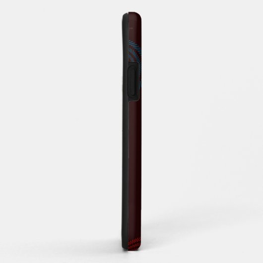 Speelbare, kleurrijke, trendy, koele gestreepte ci Case-Mate iPhone case (Achterkant/rechts)