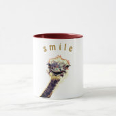 Speelbare Mok met Happy Ostrich - glimlach (Midden)