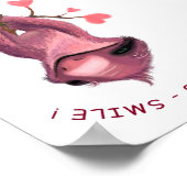 Speelbare Poster Smile - Jouw tekst (Hoek)