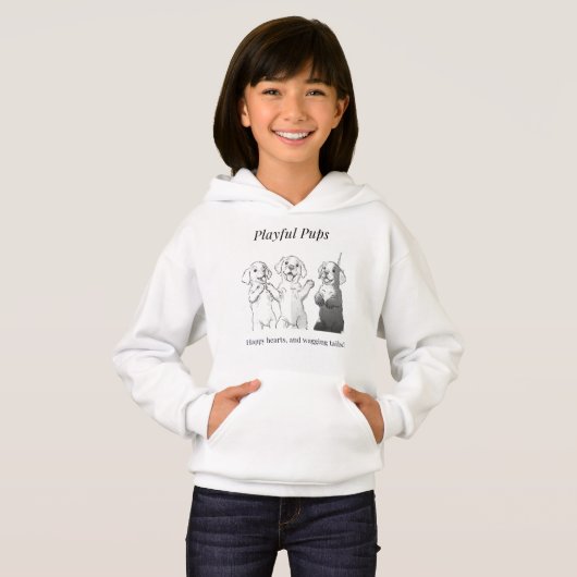 Speelbare pups, vrolijke harten en staarten (Voorkant volledig)