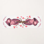 Speelbare Sloth Yoga Mat Smile - Jouw tekst - Colo (Voorkant (horizontaal))