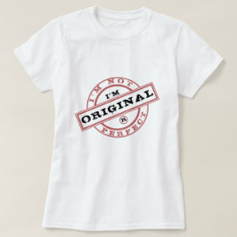 Speelbare T-Shirt Stamp - Ik ben origineel - niet 