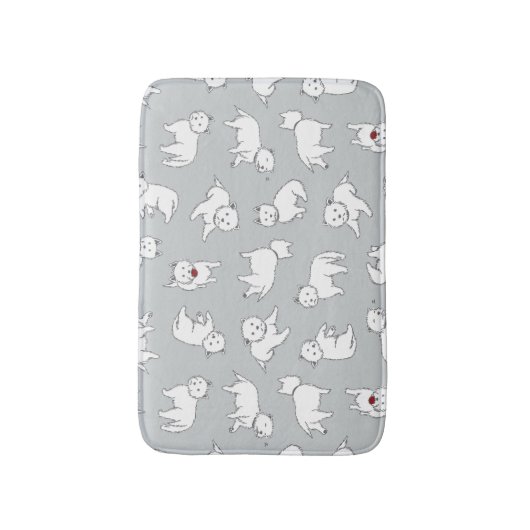 Speelbare Westies Non-Skid Mat (Voorkant Verticaal)