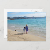 Speeldag op het strand Fotografie Briefkaart (Voorkant / Achterkant)