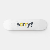 Speelend, levendig, gewaagd, modern design van sor persoonlijk skateboard (Horizontaal)