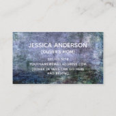 Speelflesje, gegraveerde mama afspeeldatum Kaart Contactkaartje (Achterkant)