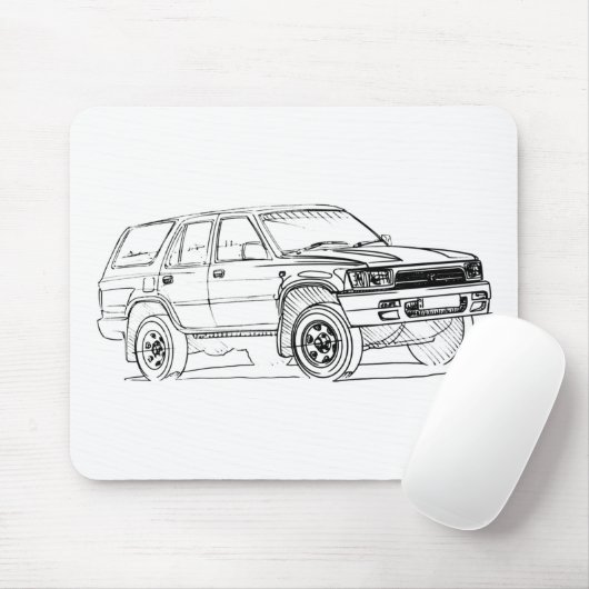 Speelgoed 4Runner gen2 1992+ Muismat (Met muis)