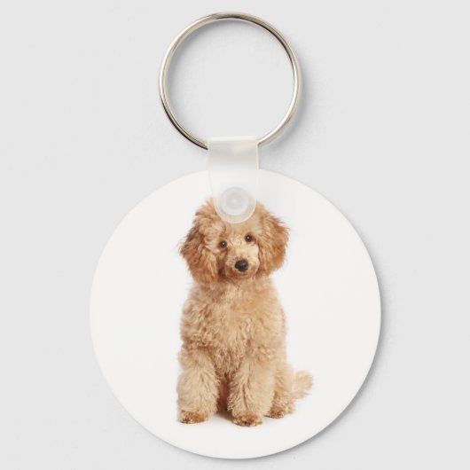 Speelgoed Abriot Poodle Puppy Love Dog Sleutelhang Sleutelhanger (Voorkant)