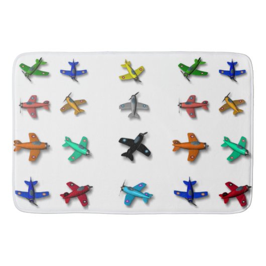 Speelgoed Airplanes Bath Mat (Voorkant)