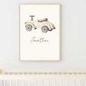 Speelgoed-auto Poster