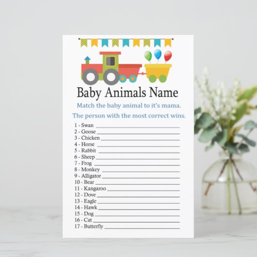 Speelgoed Baby Dieren Naam Game (Staand voorkant)