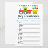 Speelgoed Baby Dieren Naam Game (Voorkant / Achterkant)