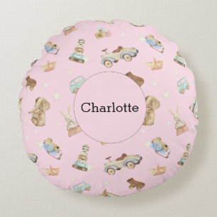  Speelgoed Baby Meisje Kinderkamer Roze Rond Kussen