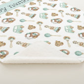  Speelgoed Baby Meisje of Boy Stroller Sherpa Deken (3/4)