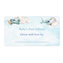 Speelgoed - Baby shower voor reisavontuur in Cloud Etiket