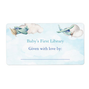 Speelgoed - Baby shower voor reisavontuur in Cloud Etiket