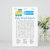 Speelgoed Baby shower Word Search Game (Staand voorkant)
