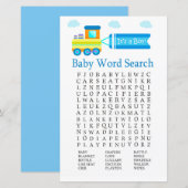 Speelgoed Baby shower Word Search Game (Voorkant / Achterkant)