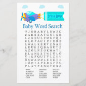Speelgoed Baby shower Word Search Game (Voorkant)