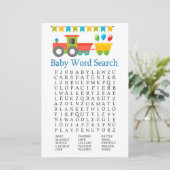 Speelgoed Baby shower Word Search Game (Staand voorkant)