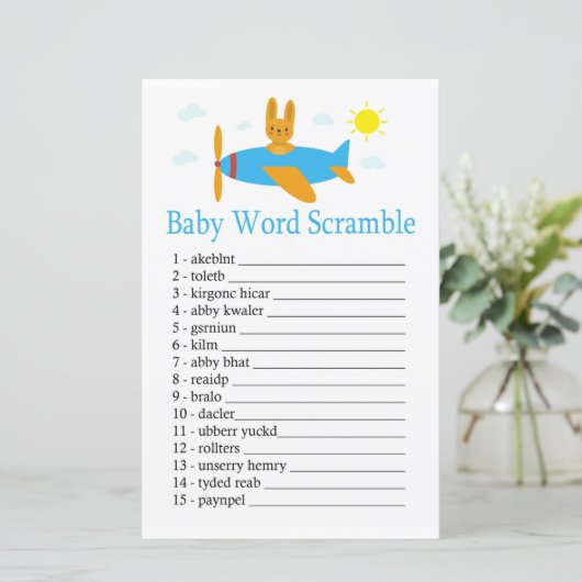 Speelgoed Baby word scramble game (Staand voorkant)