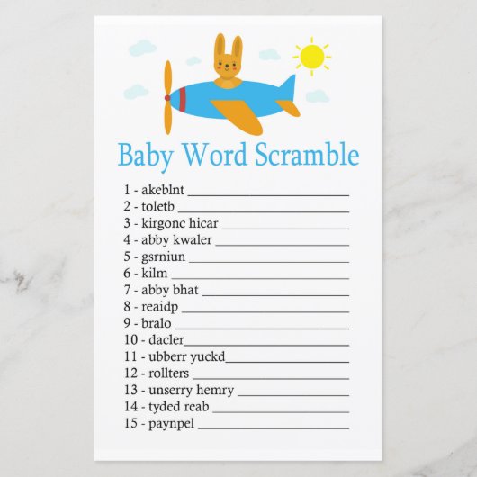 Speelgoed Baby word scramble game (Voorkant)
