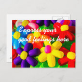 Speelgoed ballonbloemen briefkaart (Voorkant / Achterkant)