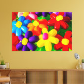 Speelgoed ballonbloemen canvas afdruk (Insitu (Woonkamer))