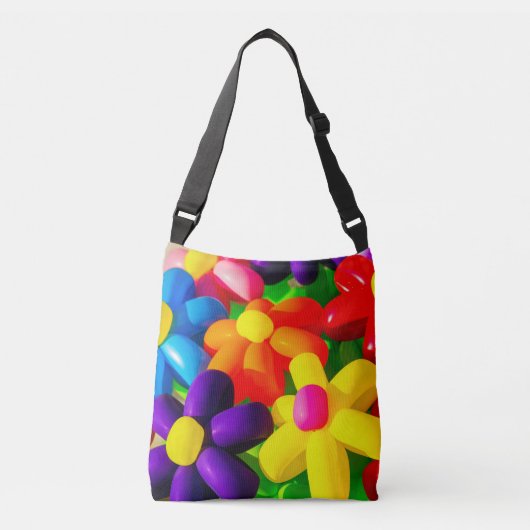 Speelgoed ballonbloemen crossbody tas (Voorkant)