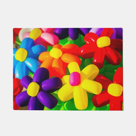 Speelgoed ballonbloemen deurmat (Voorkant)