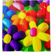 Speelgoed ballonbloemen douchegordijn (Voorkant)