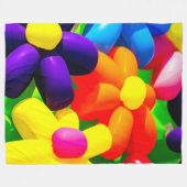 Speelgoed ballonbloemen fleece deken (Voorkant (Horizontaal))
