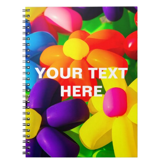 Speelgoed ballonbloemen notitieboek (Voorkant)
