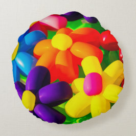 Speelgoed ballonbloemen rond kussen