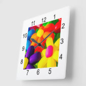 Speelgoed ballonbloemen vierkante klok (Hoek)