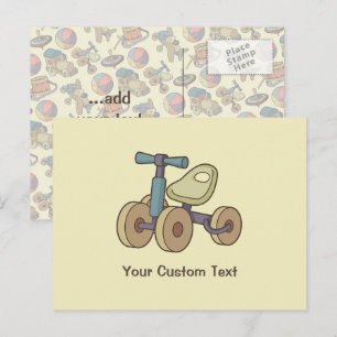 Speelgoed Bike Briefkaart