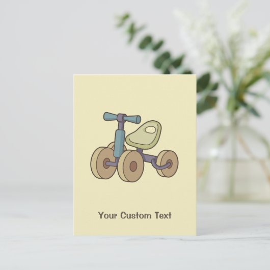 Speelgoed Bike Briefkaart (Staand voorkant)