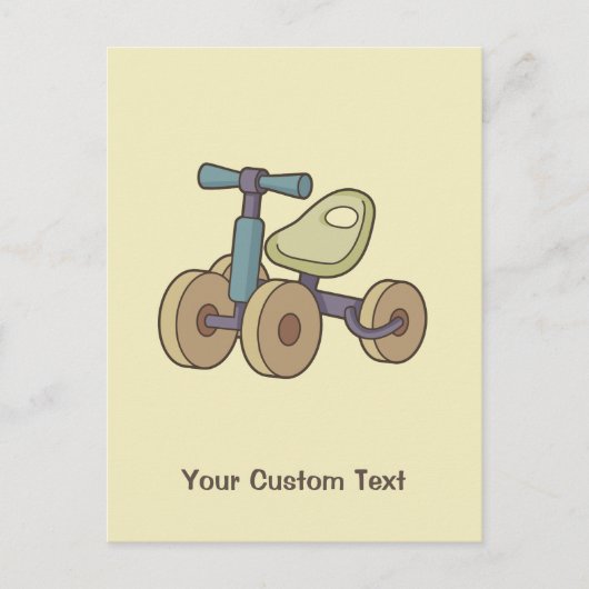 Speelgoed Bike Briefkaart (Voorkant)