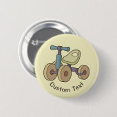 Speelgoed Bike Ronde Button 5,7 Cm (Voorkant /achterkant)