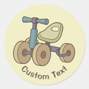 Speelgoed Bike Ronde Sticker