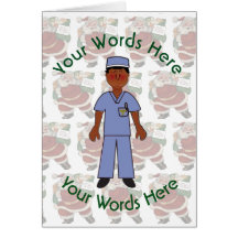 Speelgoed Black Male Doctor Aangepast kerstfeest