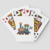 Speelgoed Bloem Trein Pokerkaarten (Achterkant)