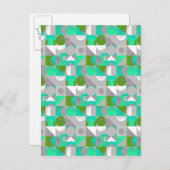 Speelgoed Blokken klein - groen Briefkaart (Voorkant / Achterkant)