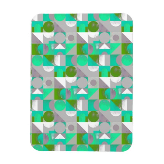 Speelgoed Blokken klein - groen Magneet (Verticaal)